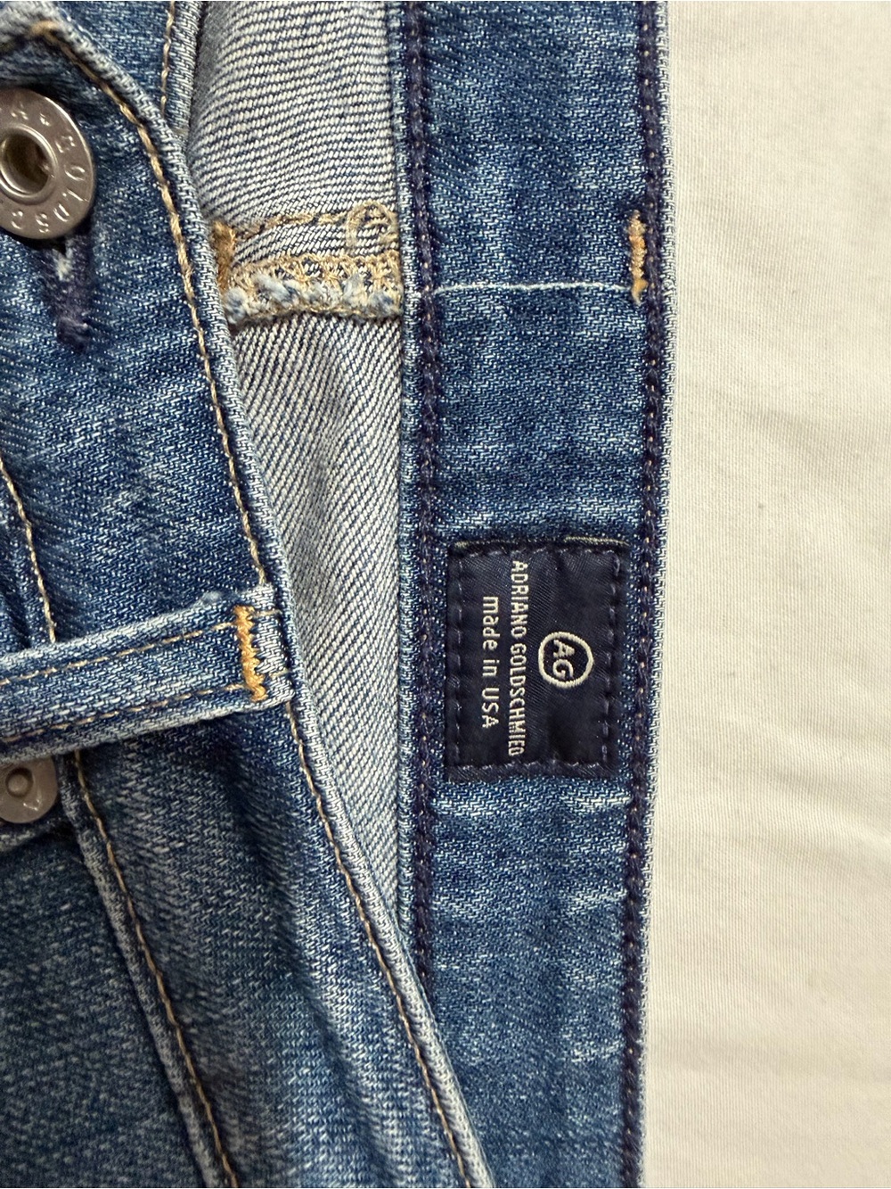 Ag Adriano Goldschmied Women’s Straight Leg Jeans in Blue